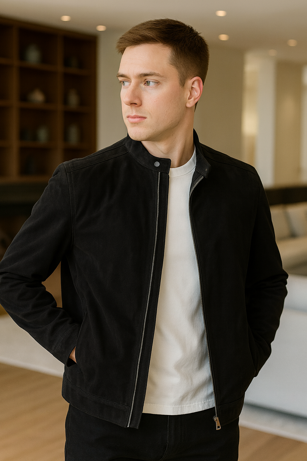 Jaqueta de Camurça Masculina