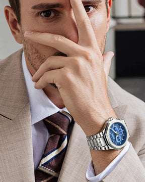 Relógio Chrono Silver Premium Edition