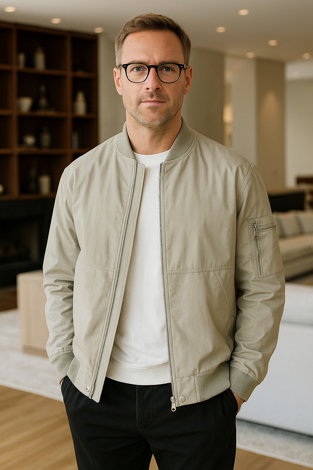 Jaqueta Masculina Minimalista Premium