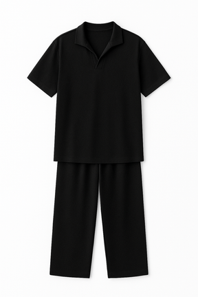 Conjunto Polo Camisa e Calça de Algodão Egípcio