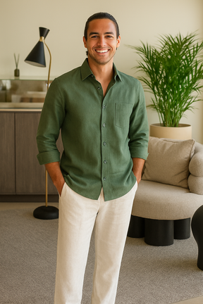 Conjunto Masculino de Linho