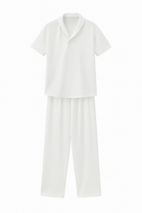 Conjunto Polo Camisa e Calça de Algodão Egípcio