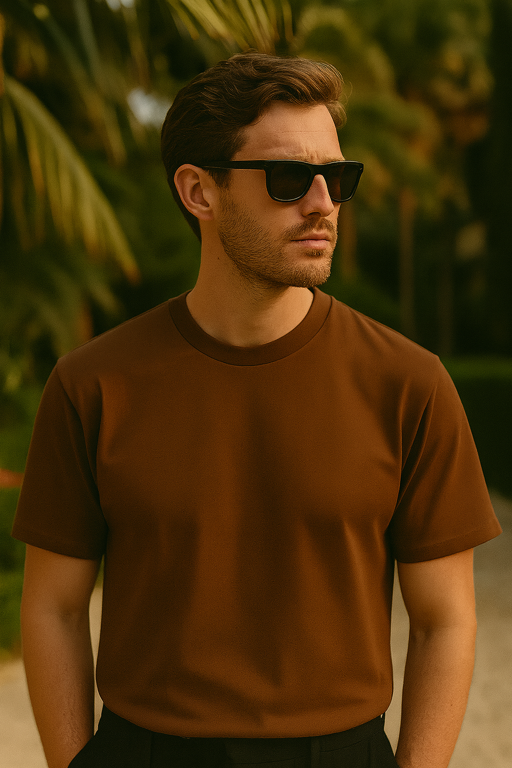 Refined Plain Men's T-Shirt