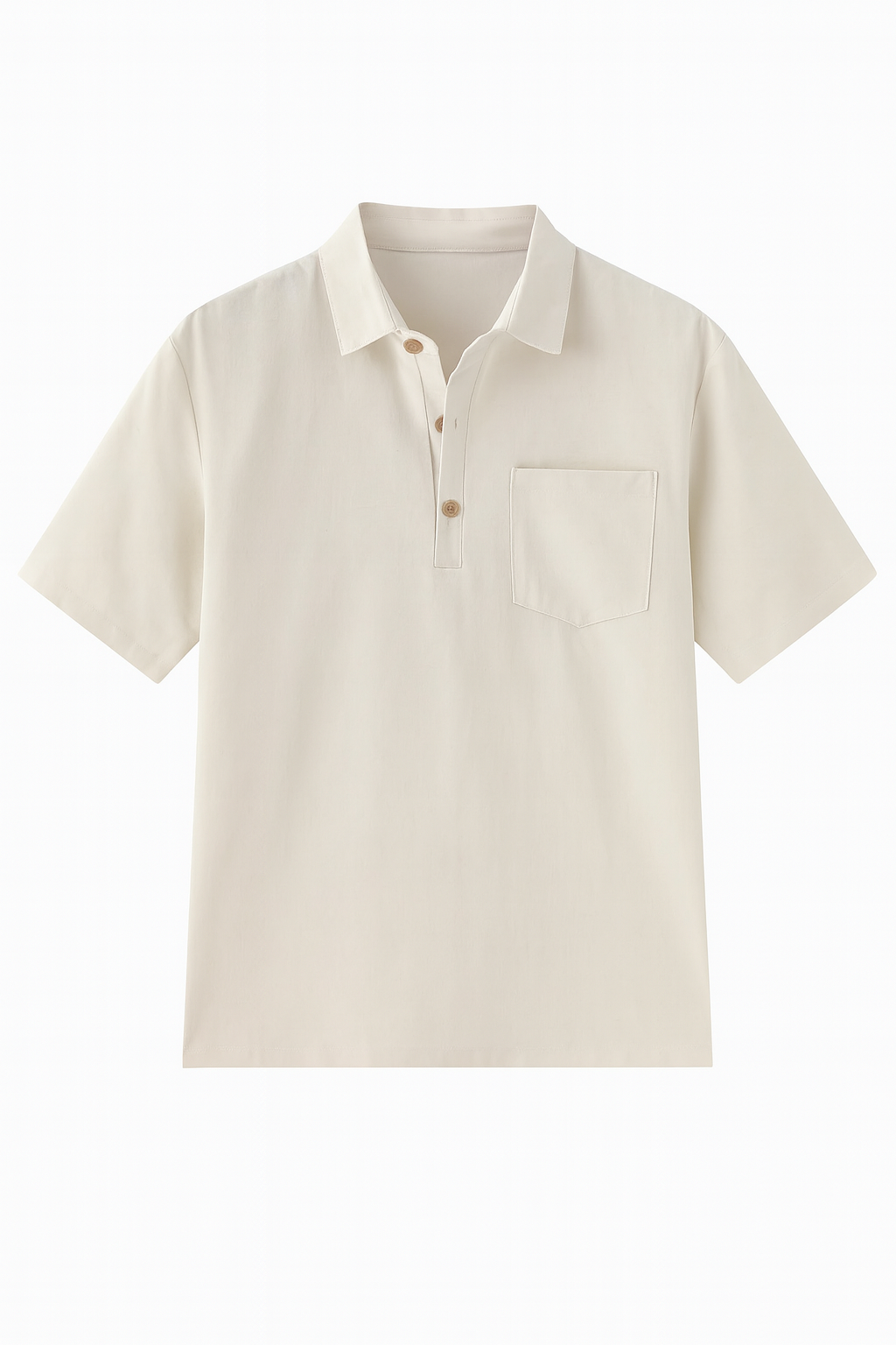 Camisa Polo Oversize de Linho Masculina