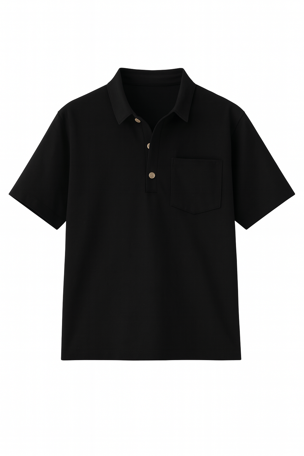 Camisa Polo Oversize de Linho Masculina