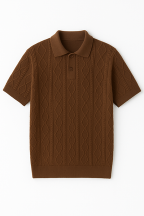 Camisa Polo Masculina Manga Curta Algodão Egípcio