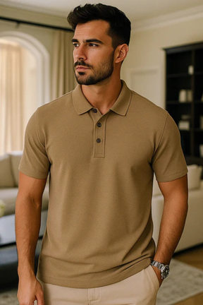 Camisa Polo Masculina Manga Curta